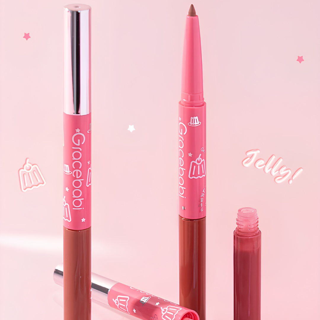 Gracebabi 3D Sculpting Dual-Ended Lip Gloss Pen 瑰宝秘语立体聚光双头唇蜜笔 250mg+2.4g