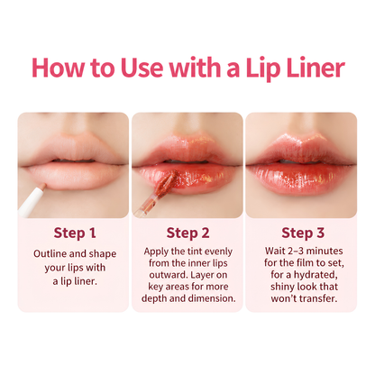 Gracebabi Juicy Glass Shine Long-Wear Lip Tint 瑰宝秘语嘟透镜光不沾杯唇釉 2.45g