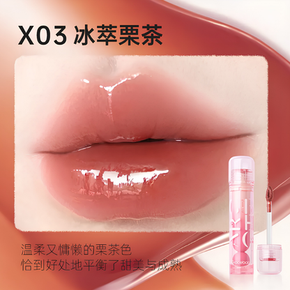 Gracebabi Juicy Glass Shine Long-Wear Lip Tint 瑰宝秘语嘟透镜光不沾杯唇釉 2.45g